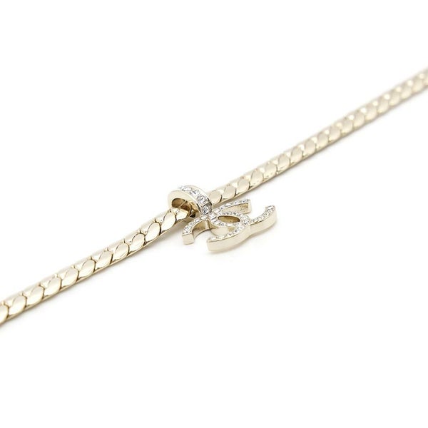 シャネル ネックレス ココマーク ラインストーン メタル B24P CHANEL チェーン アクセサリー