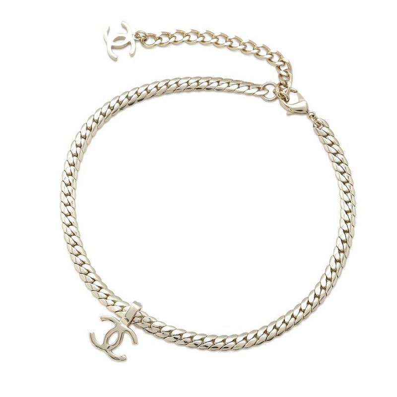 シャネル ネックレス ココマーク ラインストーン メタル B24P CHANEL チェーン アクセサリー