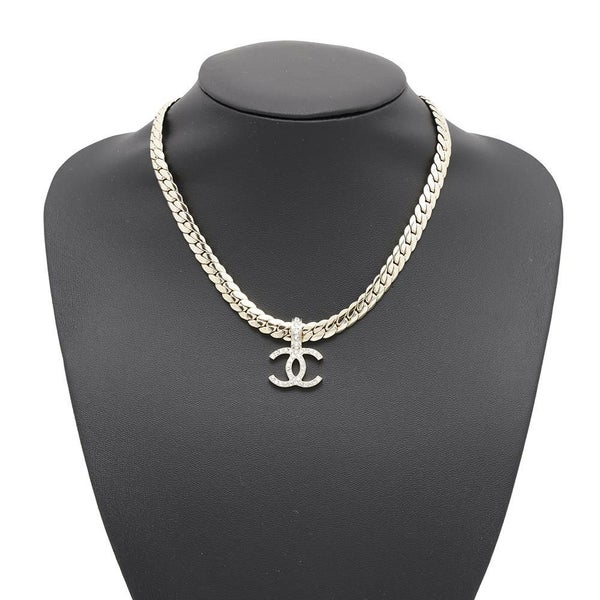 シャネル ネックレス ココマーク ラインストーン メタル B24P CHANEL チェーン アクセサリー