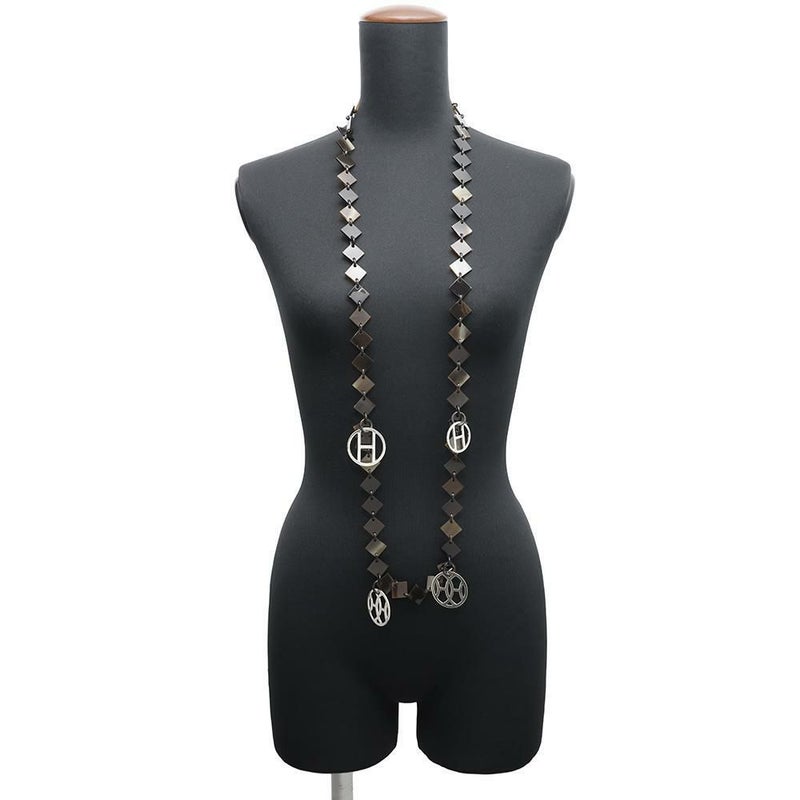 エルメス ネックレス Diva ディーヴァ バッファローホーン 水牛 HERMES ペンダント アクセサリー