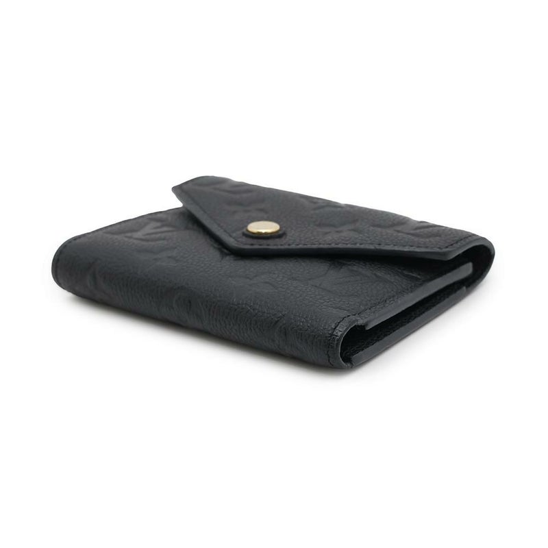 ルイヴィトン 三つ折り財布 モノグラム・アンプラント ポルトフォイユ・ヴィクトリーヌ M64060 LOUIS VUITTON 黒 ブラック