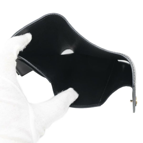 ルイヴィトン 三つ折り財布 モノグラム・アンプラント ポルトフォイユ・ヴィクトリーヌ M64060 LOUIS VUITTON 黒 ブラック