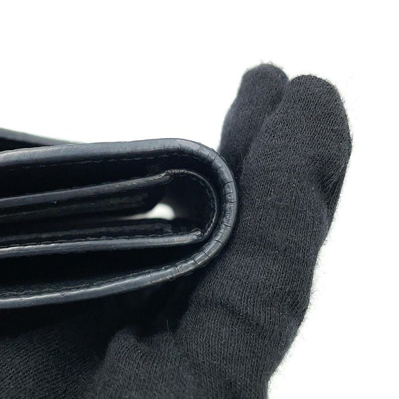 ルイヴィトン 三つ折り財布 モノグラム・アンプラント ポルトフォイユ・ヴィクトリーヌ M64060 LOUIS VUITTON 黒 ブラック