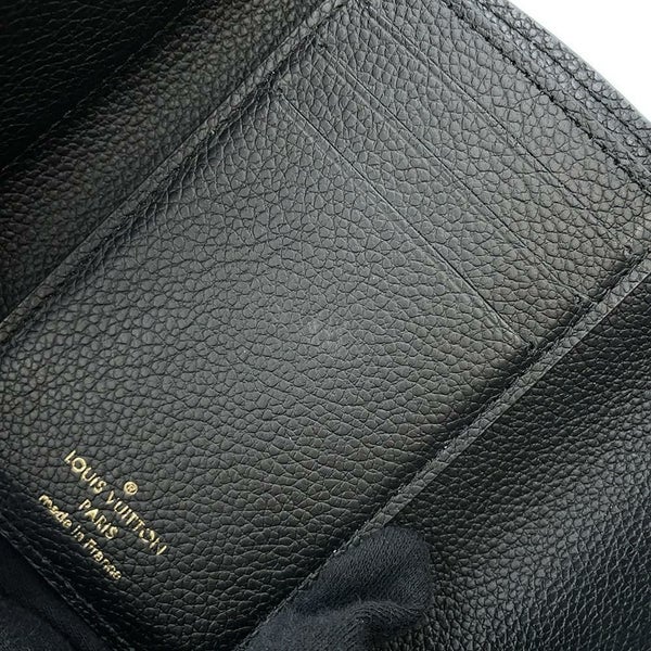 ルイヴィトン 三つ折り財布 モノグラム・アンプラント ポルトフォイユ・ヴィクトリーヌ M64060 LOUIS VUITTON 黒 ブラック