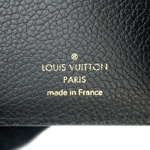 ルイヴィトン 三つ折り財布 モノグラム・アンプラント ポルトフォイユ・ヴィクトリーヌ M64060 LOUIS VUITTON 黒 ブラック
