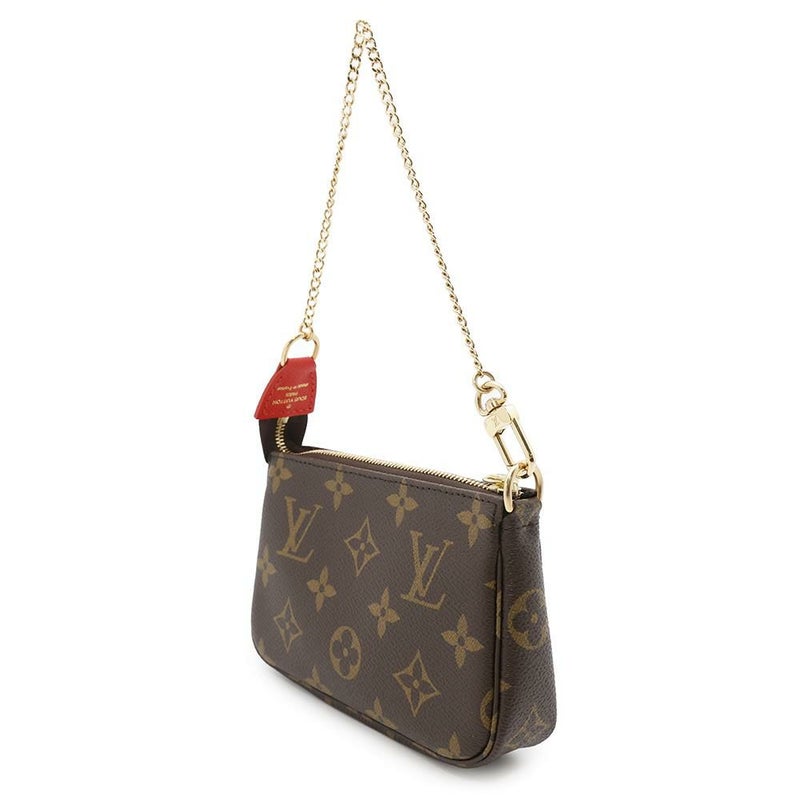 ルイヴィトン ポーチ モノグラム ミニ・ポシェット・アクセソワール M63830 LOUIS VUITTON ライオン