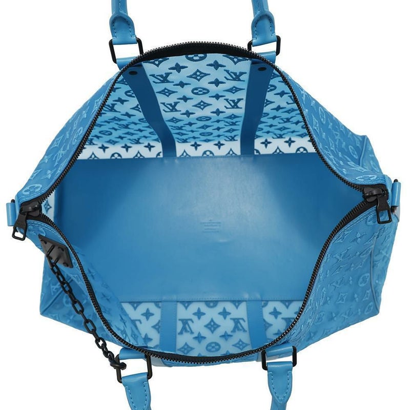 ルイヴィトン ボストンバッグ モノグラム・メッシュ キーポル・トリアングル50 M45048 2wayショルダーバッグ トラベル 旅行