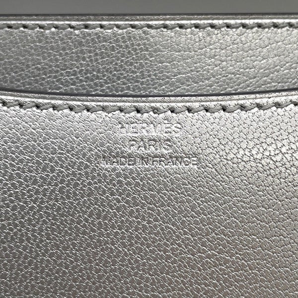エルメス ショルダーバッグ ミニ コンスタンス3 ミロワール アルジャン/シルバー金具 シェブルシャムキラ K刻印