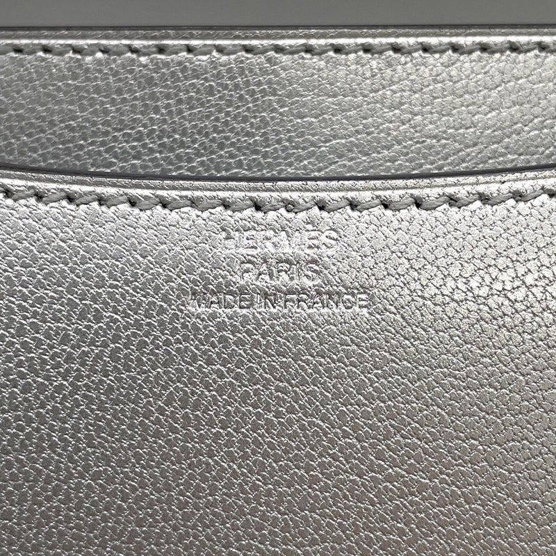 エルメス ショルダーバッグ ミニ コンスタンス3 ミロワール アルジャン/シルバー金具 シェブルシャムキラ K刻印