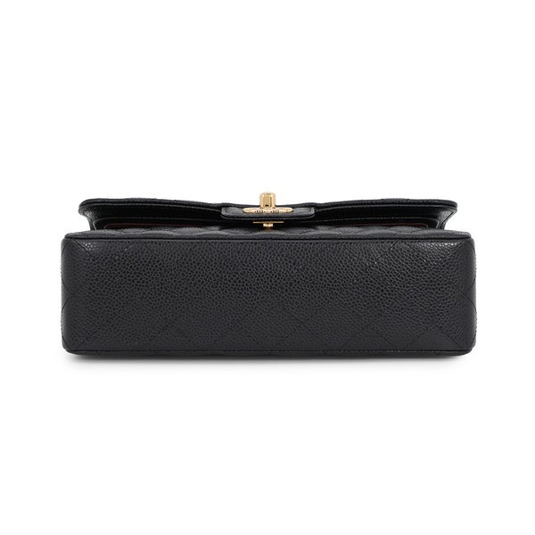 シャネル チェーンショルダーバッグ クラシック マトラッセ23 ココマーク キャビアスキン A01113 CHANEL 黒