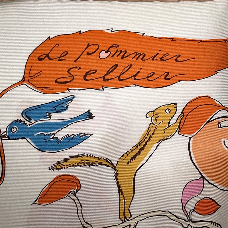 エルメス スカーフ カレ90 ル・ポミエ・セリエ Le Pommier Sellier HERMES シルク 2026年春夏