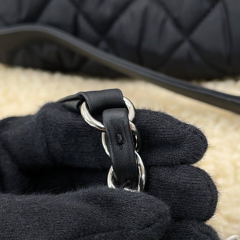 シャネル トートバッグ マトラッセ ココマーク ボア 巾着トート ムートン ナイロン CHANEL 2way