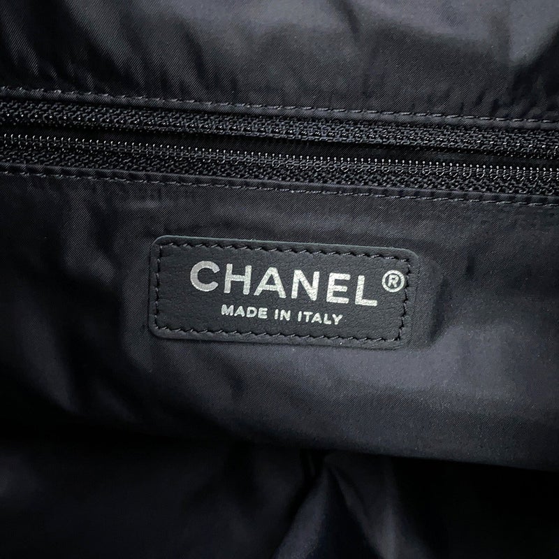 シャネル トートバッグ マトラッセ ココマーク ボア 巾着トート ムートン ナイロン CHANEL 2way