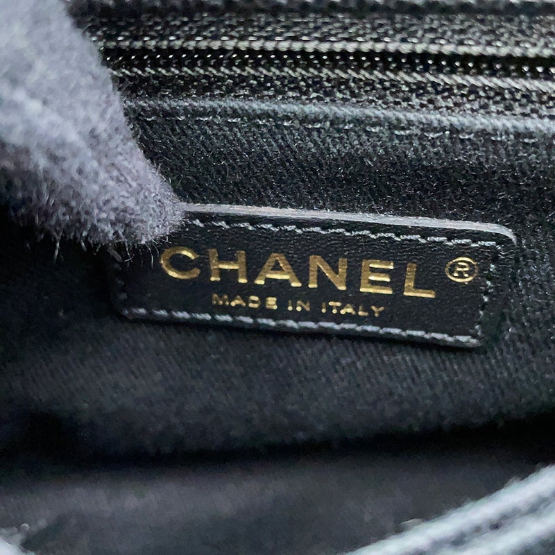 シャネル ハンドバッグ マトラッセ ココマーク ココハンドル XS キャビアスキン リザード A92990 CHANEL 2way 黒