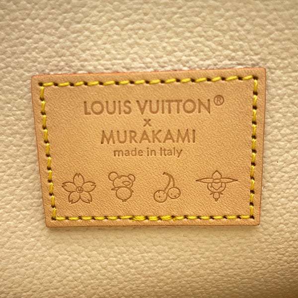 ルイヴィトン ポーチ モノグラム・マルチカラー LV×TM ポッシュ・トワレ 19 M28241 小物入れ コスメポーチ 白 ホワイト 村上隆