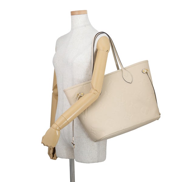 ルイヴィトン トートバッグ モノグラム・アンプラント ネヴァーフル MM M45684 LOUIS VUITTON ショルダーバッグ ポーチ付き