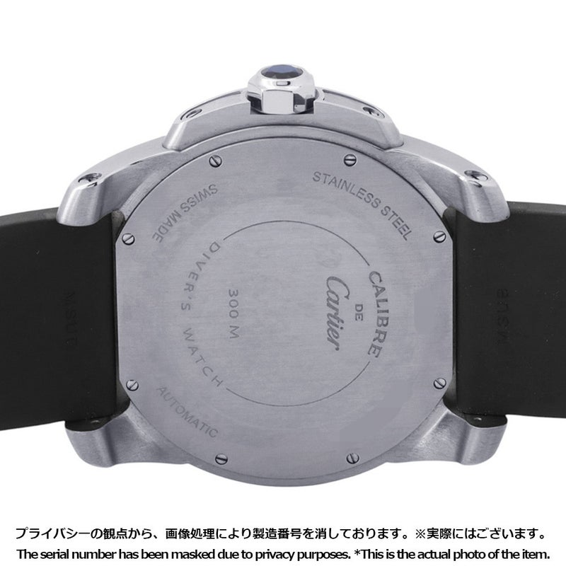 カルティエ カリブル ドゥ カルティエ ダイバー W7100056 Cartier 腕時計 ウォッチ 黒文字盤