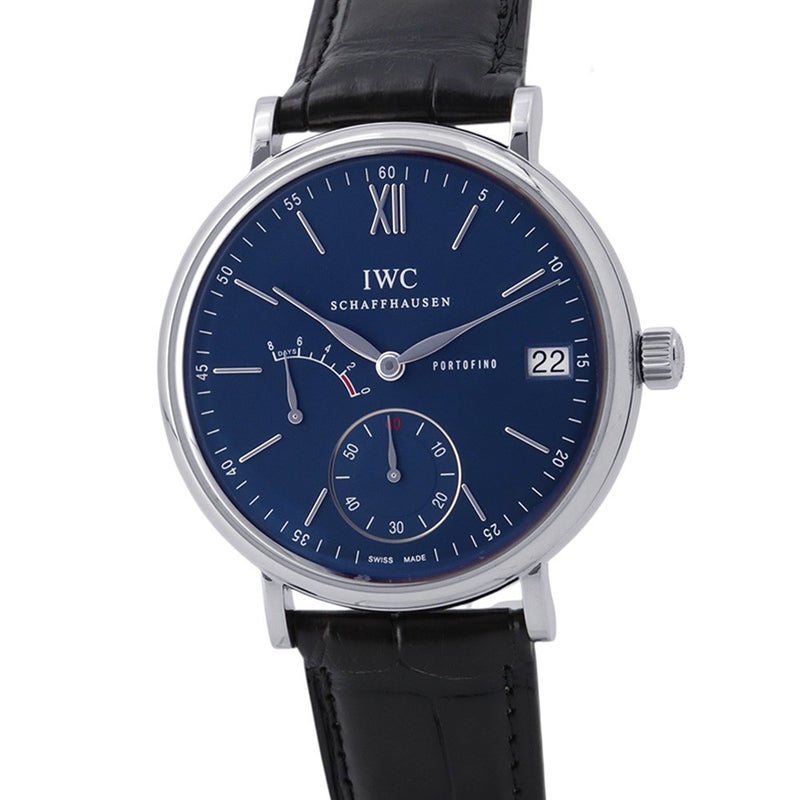 IWC ポートフィノ・ハンドワインド・エイトデイズ IW510106 腕時計 ウォッチ ブルー文字盤