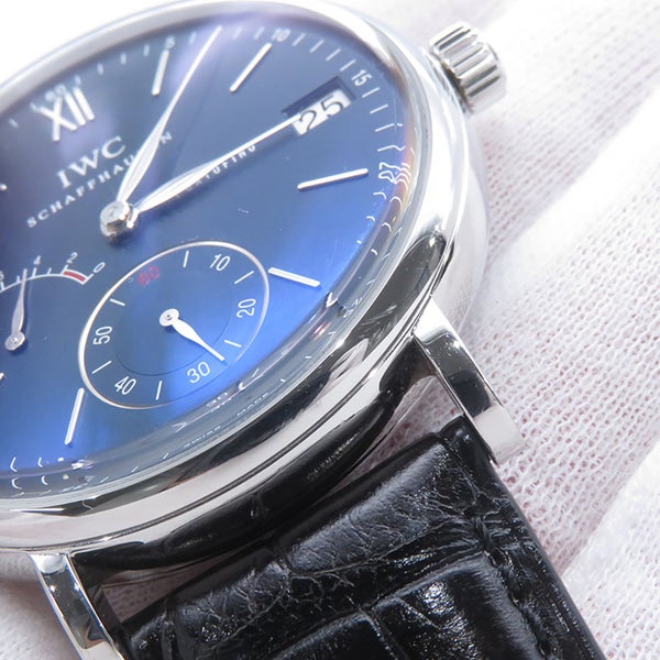 IWC ポートフィノ・ハンドワインド・エイトデイズ IW510106 腕時計 ウォッチ ブルー文字盤