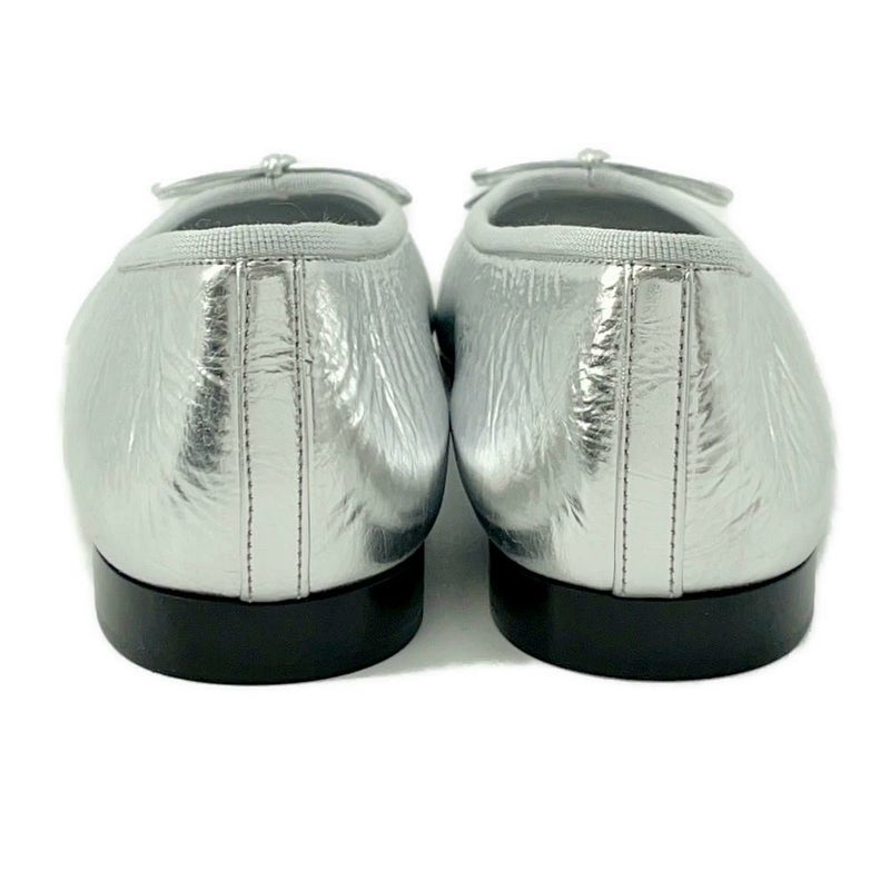 シャネル パンプス ココマーク レザー バレエシューズ レディースサイズ38C G02819 CHANEL 靴 黒