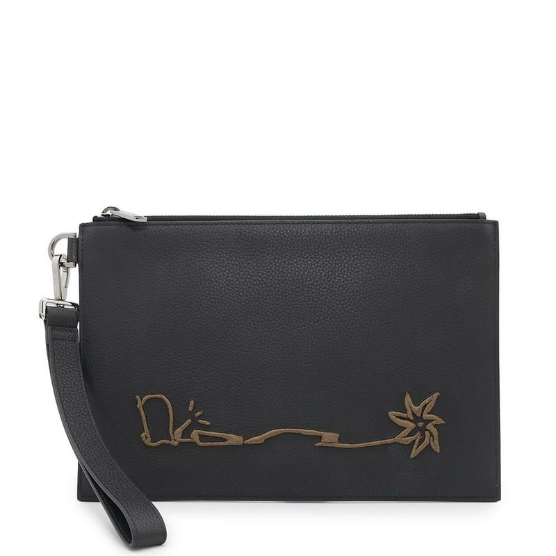 クリスチャン・ディオール クラッチバッグ カクタスジャック コラボ 2ESCA338SOT Christian Dior 黒