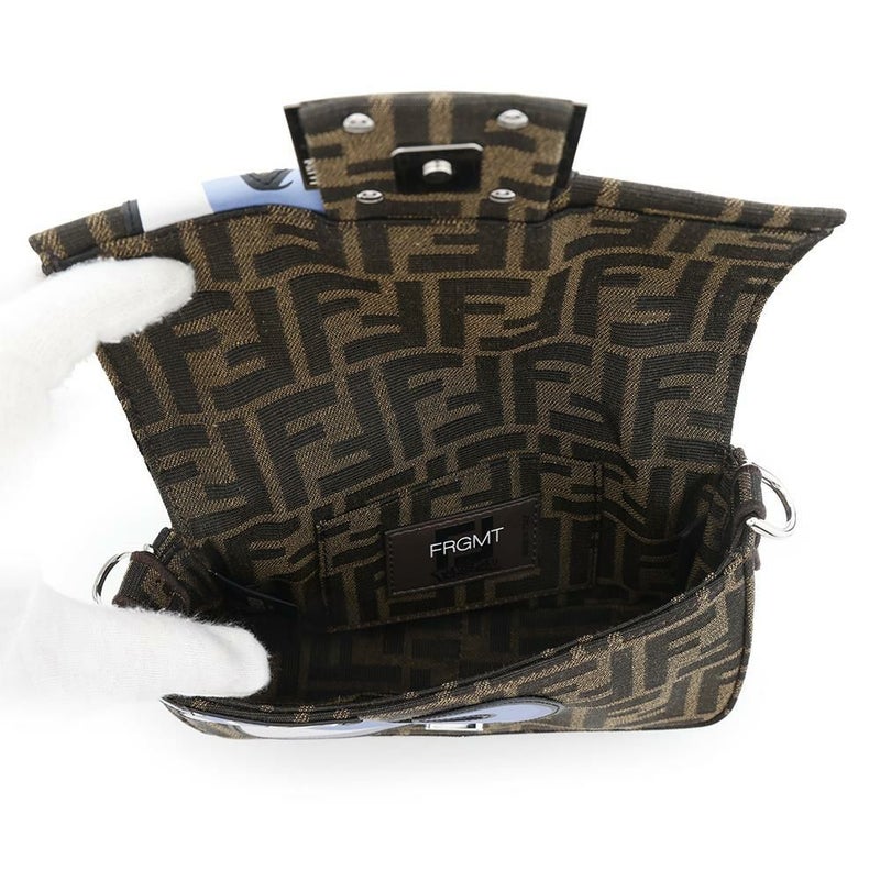 フェンディ ハンドバッグ ミニバゲット ミニリュウ 8BS017 FENDI 2wayチェーンショルダー ポケモン コラボ