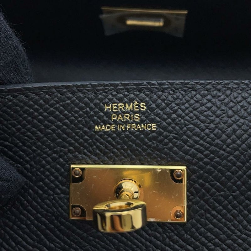 エルメス ケリーウォレット ロング トゥーゴー ブラック/ゴールド金具 エプソン B刻印 HERMES 黒
