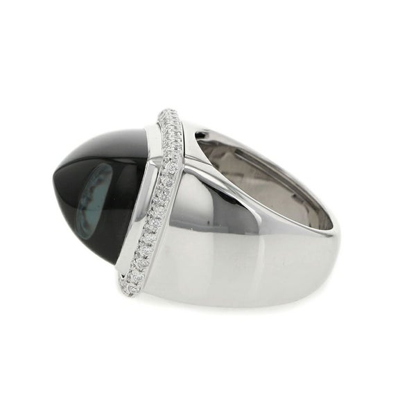 フレッド リング パン ドゥ スークル ラージ ブルーロンドントパーズ 18.5ct/ダイヤ 0.65ct/アメシスト/シトリン/シェル K18WG サイズ50