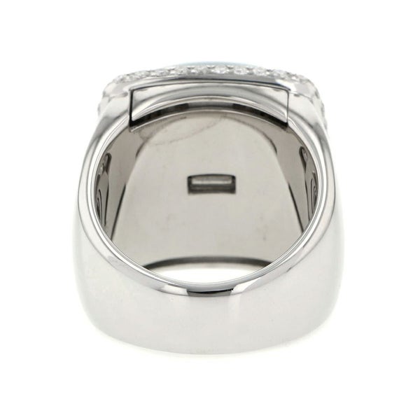 フレッド リング パン ドゥ スークル ラージ ブルーロンドントパーズ 18.5ct/ダイヤ 0.65ct/アメシスト/シトリン/シェル K18WG サイズ50