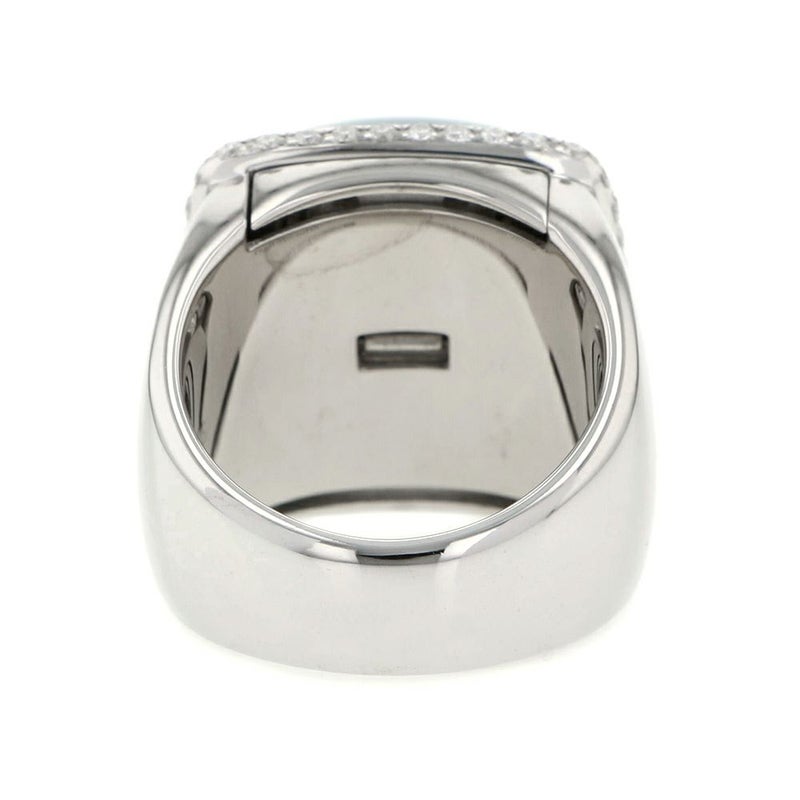 フレッド リング パン ドゥ スークル ラージ ブルーロンドントパーズ 18.5ct/ダイヤ 0.65ct/アメシスト/シトリン/シェル K18WG サイズ50