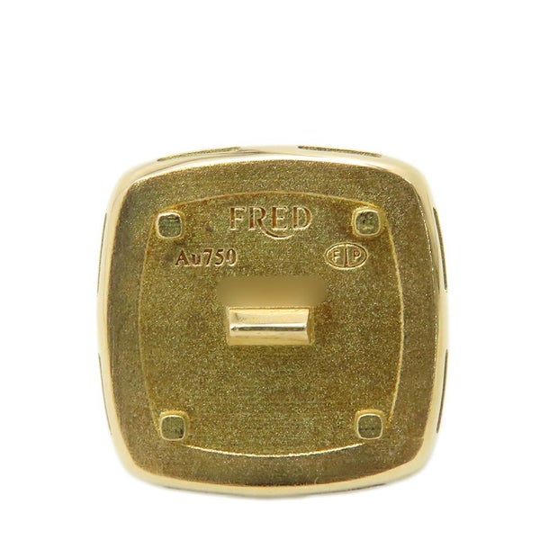 フレッド リング パン ドゥ スークル ラージ ブルーロンドントパーズ 18.5ct/ダイヤ 0.65ct/アメシスト/シトリン/シェル K18WG サイズ50