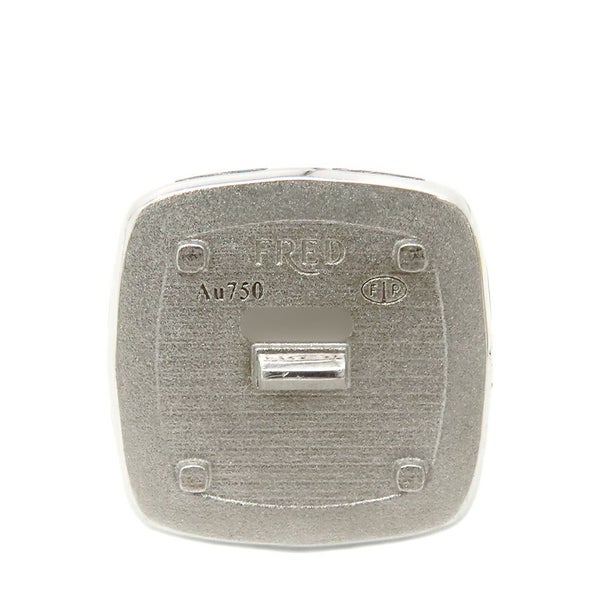 フレッド リング パン ドゥ スークル ラージ ブルーロンドントパーズ 18.5ct/ダイヤ 0.65ct/アメシスト/シトリン/シェル K18WG サイズ50