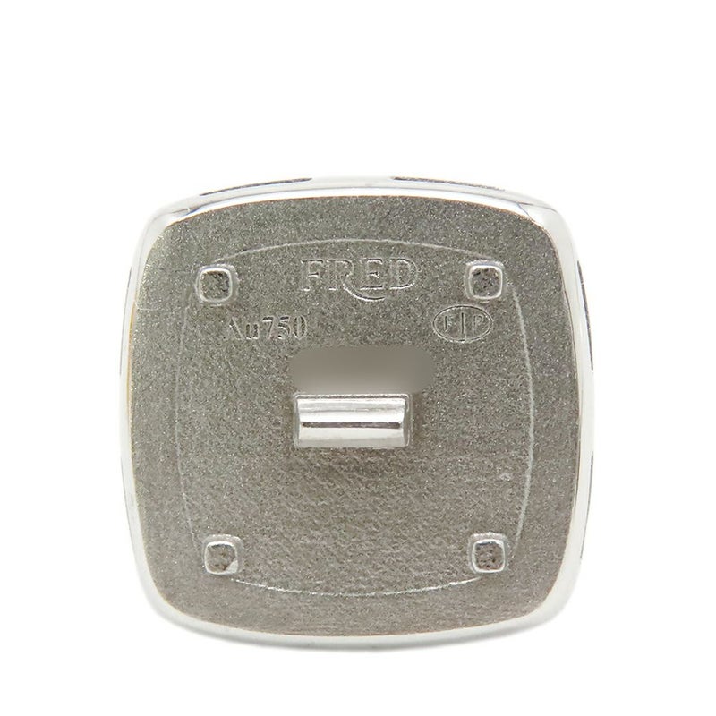 フレッド リング パン ドゥ スークル ラージ ブルーロンドントパーズ 18.5ct/ダイヤ 0.65ct/アメシスト/シトリン/シェル K18WG サイズ50