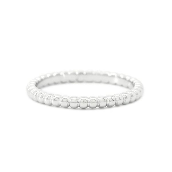 ヴァンクリーフ&アーペル リング ペルレ ゴールドパール リング スモール K18WGホワイトゴールド サイズ53 VCARPJME00 指輪