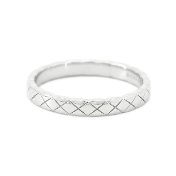 シャネル リング ココ クラッシュ リング ミニ K18WGホワイトゴールド リングサイズ62 J11793 CHANEL 指輪 ジュエリー