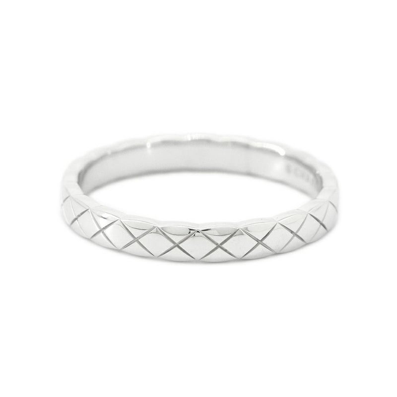 シャネル リング ココ クラッシュ リング ミニ K18WGホワイトゴールド リングサイズ62 J11793 CHANEL 指輪 ジュエリー