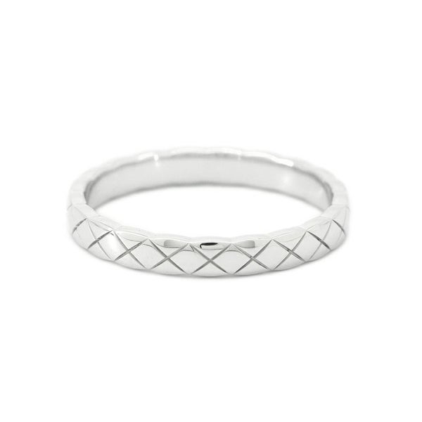 シャネル リング ココ クラッシュ リング ミニ K18WGホワイトゴールド リングサイズ62 J11793 CHANEL 指輪 ジュエリー