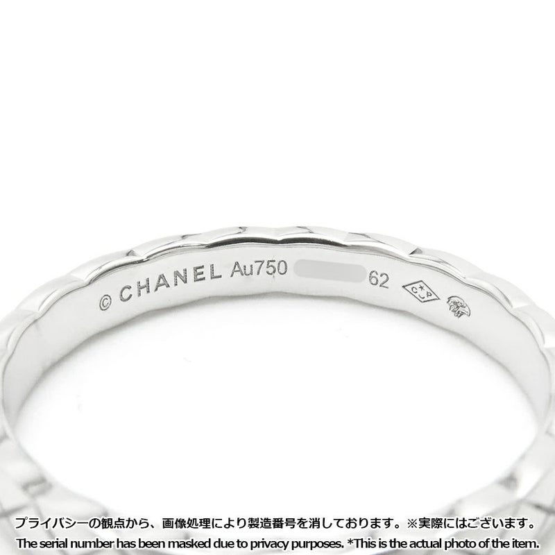 シャネル リング ココ クラッシュ リング ミニ K18WGホワイトゴールド リングサイズ62 J11793 CHANEL 指輪 ジュエリー