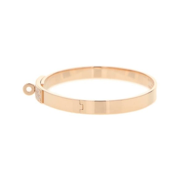 エルメス ブレスレット ケリー ブレスレット PM ダイヤモンド 61P 0.36ct K18PGピンクゴールド サイズSH HERMES バングル ジュエリー