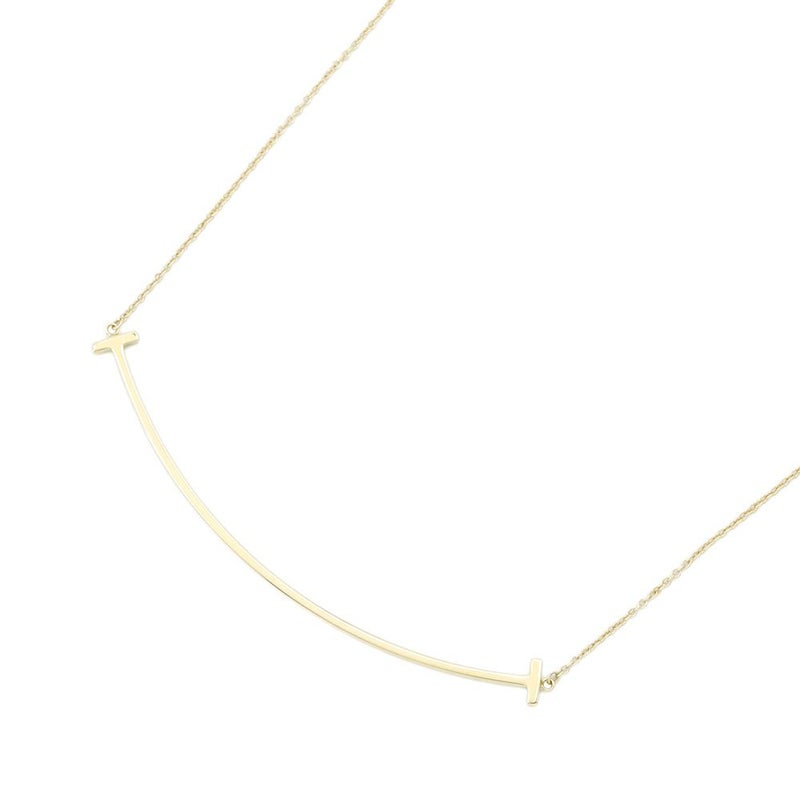 ティファニー ネックレス Tスマイル ペンダント ラージ K18YGイエローゴールド 60011652 Tiffany&Co. ジュエリー