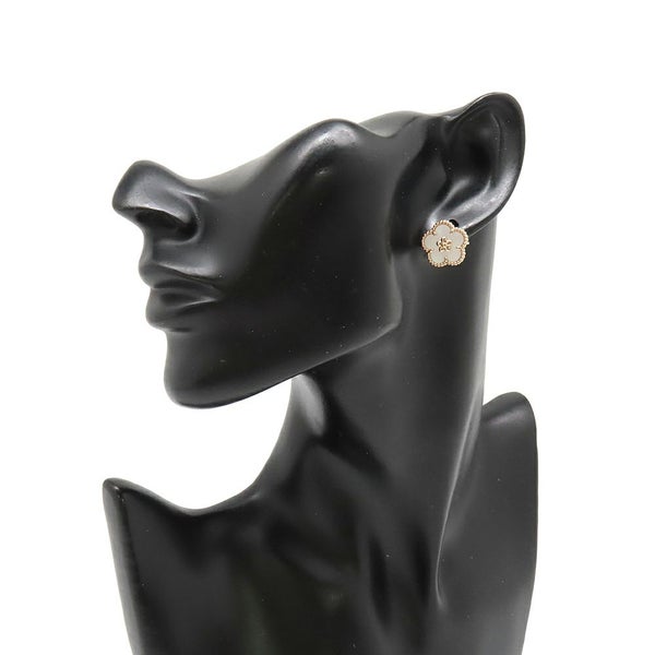 ヴァンクリーフ&アーペル ピアス ラッキー スプリング イヤリング プラムブロッサム マザーオブパール K18PG VCARP7RU00