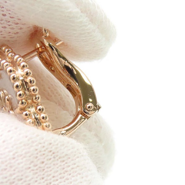 ヴァンクリーフ&アーペル ピアス ラッキー スプリング イヤリング プラムブロッサム マザーオブパール K18PG VCARP7RU00