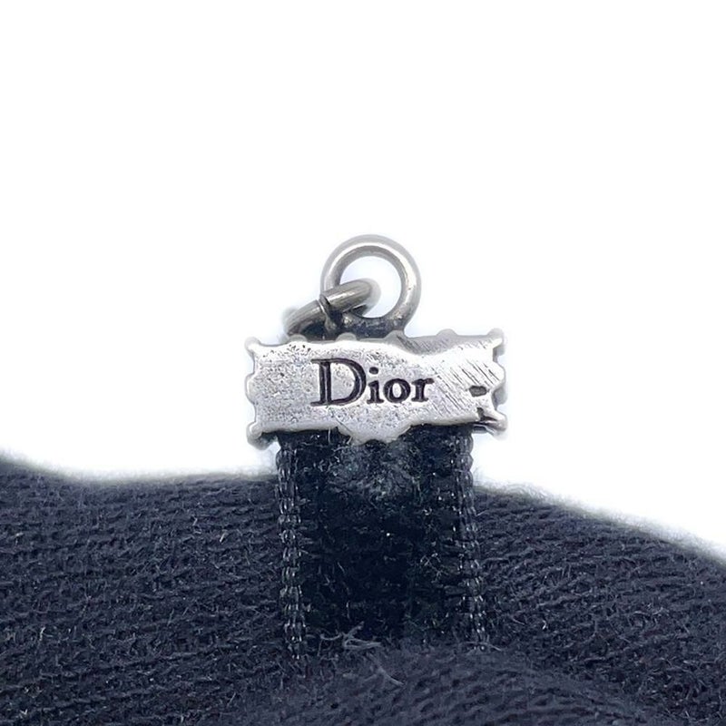 ディオール チョーカー J'ADIOR ラインストーン ベロア メタル Christian Dior ネックレス 黒