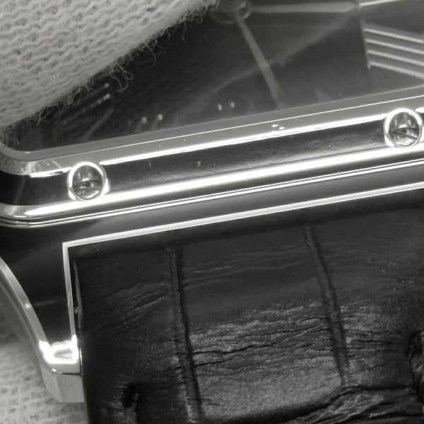 カルティエ サントス デュモン LM WSSA0046 Cartier 腕時計 黒文字盤