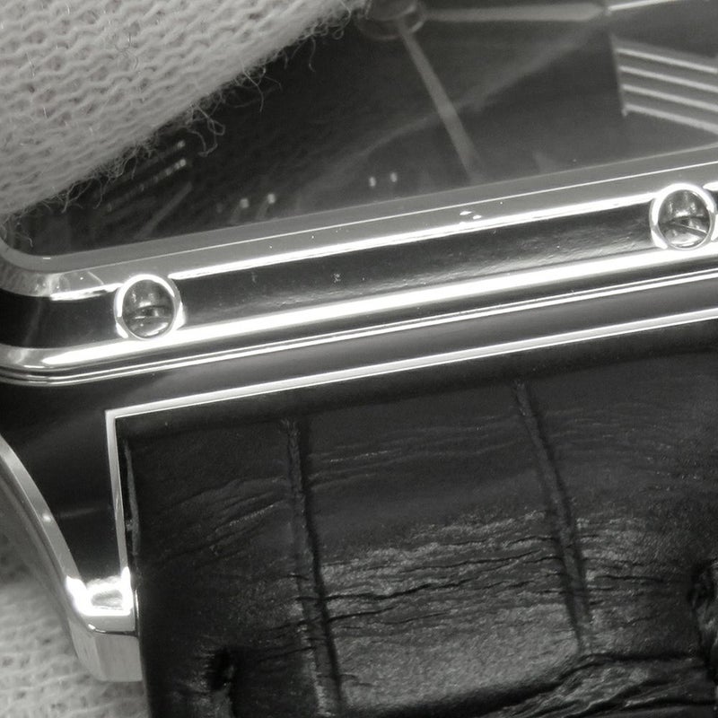 カルティエ サントス デュモン LM WSSA0046 Cartier 腕時計 黒文字盤