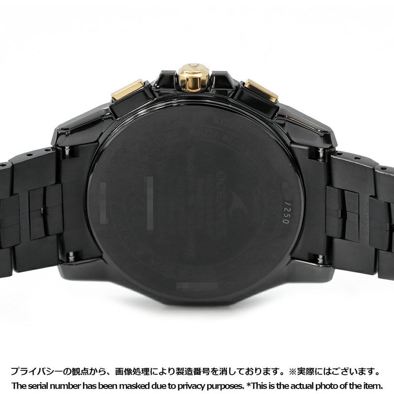 カシオ オシアナス マンタ S6000シリーズ 世界限定250本 OCW-S6000MB-1AJR CASIO 電波ソーラー 腕時計 黒文字盤