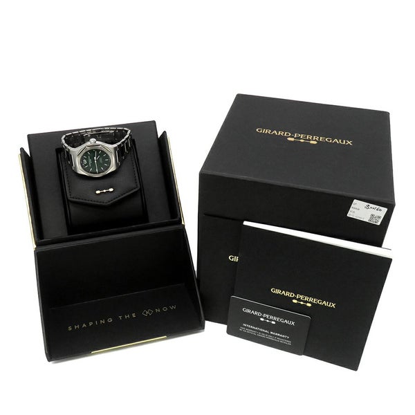 ジラールペルゴ ロレアート 81010-11-3153-1CM GIRARD-PERREGAUX 腕時計 グリーン文字盤