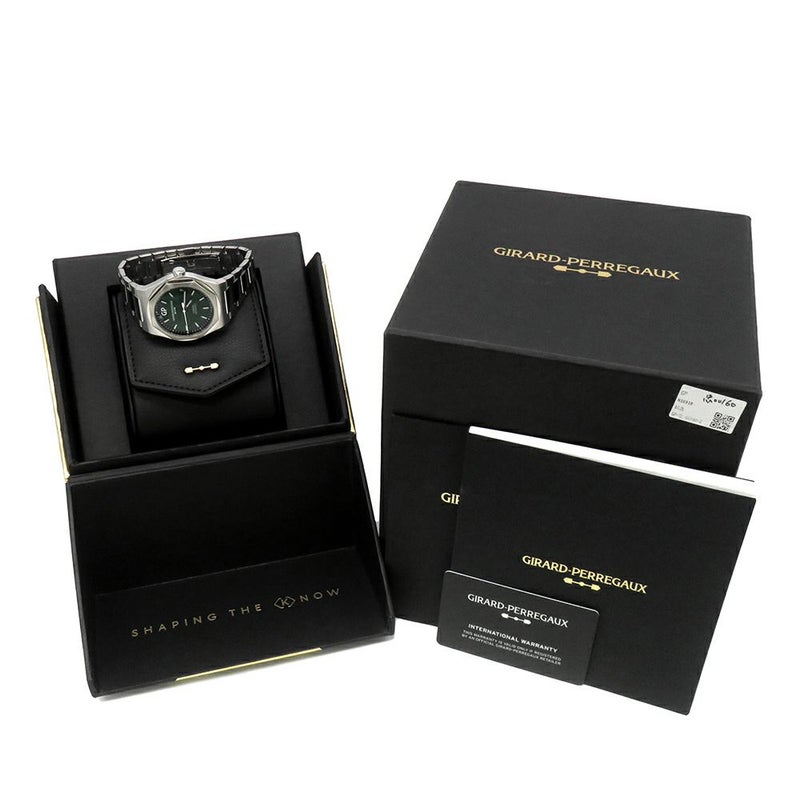 ジラールペルゴ ロレアート 81010-11-3153-1CM GIRARD-PERREGAUX 腕時計 グリーン文字盤