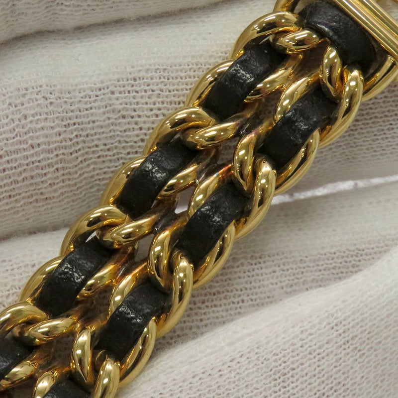 シャネル プルミエール M H0001 CHANEL 腕時計 クォーツ レディース 黒文字盤