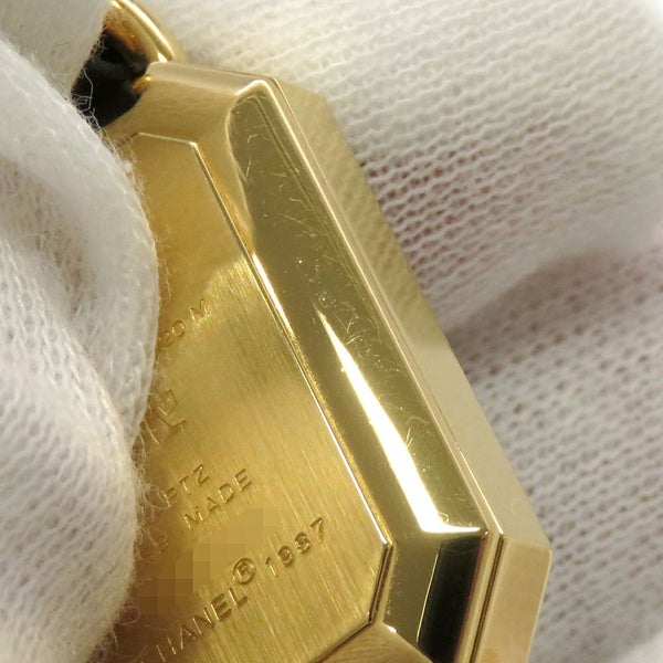 シャネル プルミエール M H0001 CHANEL 腕時計 クォーツ レディース 黒文字盤